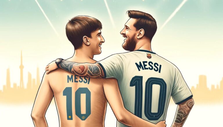 Un Fanático de Leo Messi se tatúa su Nombre y Dorsal en la Espalda