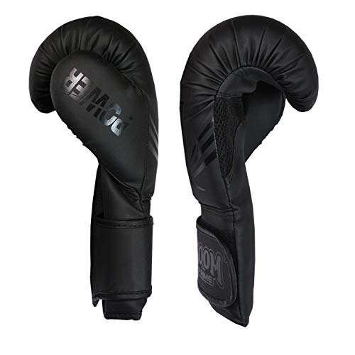 BOOM-Prime-Guantes-de-Boxeo-para-Hombre-y-Mujer-Color-Negro-Mate-10oz-12oz-14oz-16oz-Guantes-de-Entrenamiento-de-Boxeo-para-Hombres-y-Mujeres-Kickboxing-Artes-Marciales-Muay-Thai-0-0