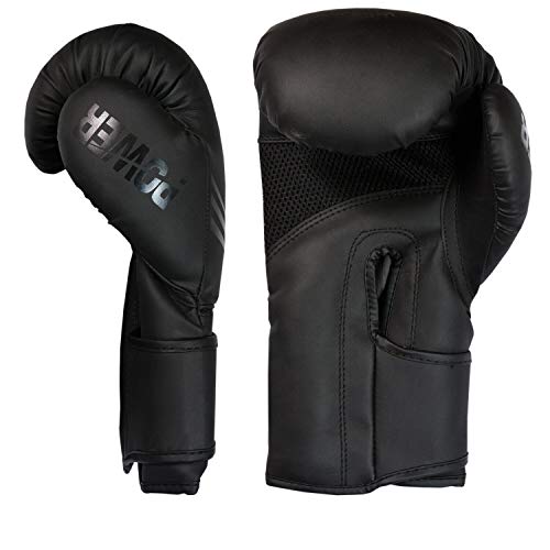 BOOM-Prime-Guantes-de-Boxeo-para-Hombre-y-Mujer-Color-Negro-Mate-10oz-12oz-14oz-16oz-Guantes-de-Entrenamiento-de-Boxeo-para-Hombres-y-Mujeres-Kickboxing-Artes-Marciales-Muay-Thai-0-1