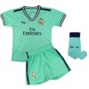 Champions-City-Conjunto-Complet-Infantil-Real-Madrid-Replica-Oficial-Licenciado-de-la-Primera-Equipacion-Temporada-2019-2020-Dorsal-Liso-0