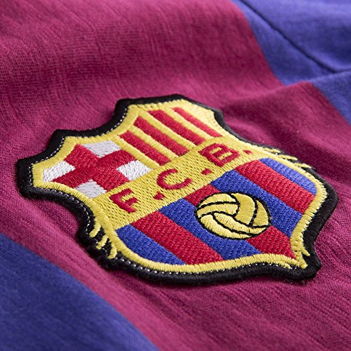 Copa-FC-Barcelona-1955-56-Camiseta-Retro-de-futbol-con-Cuello-en-V-Hombre-0-0