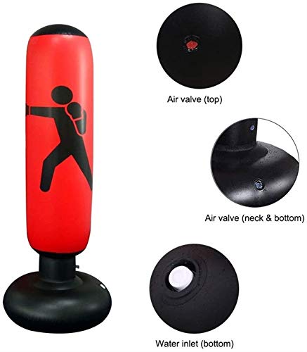 HSY-SHOP-Saco-de-Boxeo-Saco-de-Boxeo-de-pie-Libre-Saco-de-Boxeo-con-Soporte-de-Objetivo-ResistenteExcelente-maniqui-para-BoxeoKick-BoxingArtes-Marciales-MixtasEquipo-de-Entrenamiento-de-MMA-0-1