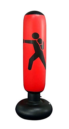 HSY-SHOP-Saco-de-Boxeo-Saco-de-Boxeo-de-pie-Libre-Saco-de-Boxeo-con-Soporte-de-Objetivo-ResistenteExcelente-maniqui-para-BoxeoKick-BoxingArtes-Marciales-MixtasEquipo-de-Entrenamiento-de-MMA-0