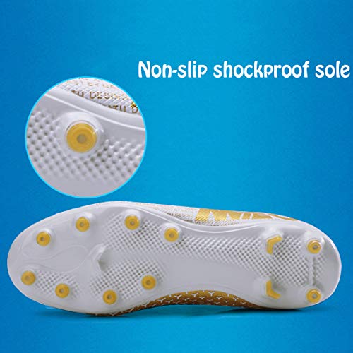 LIANNAO-Zapatos-de-Futbol-Hombre-Spike-Aire-Libre-Profesionales-Atletismo-Training-Botas-de-Futbol-Ligero-Tacos-Futbol-Zapatos-de-Deporte-35-45EU-0-4