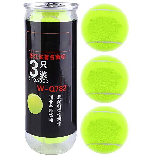 Mxtech-Pelotas-de-Tenis-de-practica-de-Entrenamiento-Pelotas-de-Tenis-de-practica-Pelotas-de-Tenis-Pelotas-de-Tenis-de-Fibra-quimica-de-Lana-Amarilla-3-Piezas-para-practica-Amateur-Profesional-0