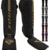 RDX-Espinilleras-Kick-Boxing-para-Artes-Marciales-Entrenamiento-Maya-Hide-Cuero-Muay-Thai-Almohadillas-piernas-Equipo-de-Proteccion-para-Boxeo-Karate-MMA-Sparring-BJJ-0