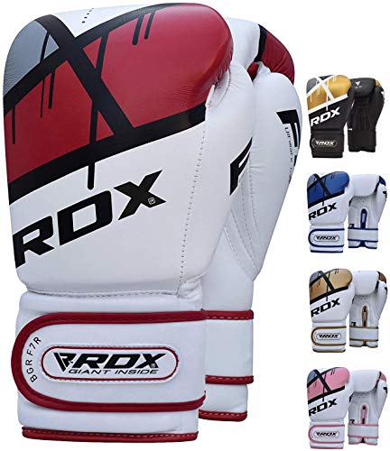 RDX-Guantes-de-Boxeo-para-Entrenamiento-y-Muay-Thai-Maya-Hide-Cuero-Mitones-para-Kick-Boxing-Sparring-Boxing-Gloves-para-Combate-Training-Saco-Boxeo-0