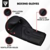RDX-Guantes-de-Boxeo-para-Muay-Thai-y-Entrenamiento-Convex-Cuero-Mitones-para-Sparring-Kick-Boxing-Boxing-Gloves-para-Saco-Boxeo-Combate-Training-0-1