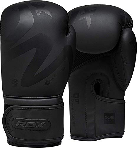 RDX-Guantes-de-Boxeo-para-Muay-Thai-y-Entrenamiento-Convex-Cuero-Mitones-para-Sparring-Kick-Boxing-Boxing-Gloves-para-Saco-Boxeo-Combate-Training-0