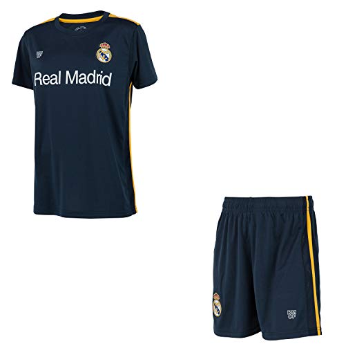 Real-Madrid-Conjunto-Camiseta-Pantalones-Cortos-Coleccion-Oficial-Nino-0