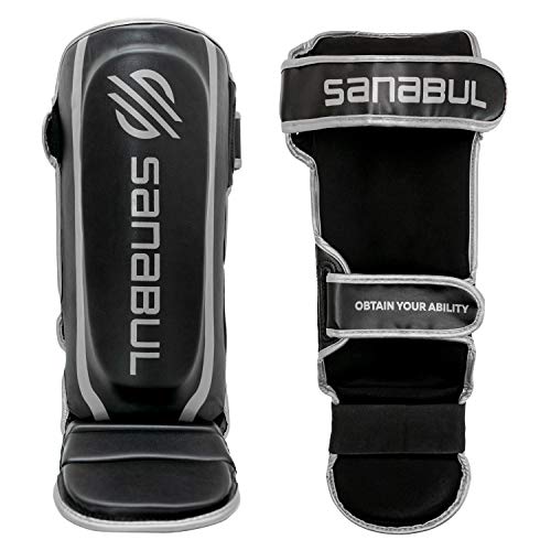 Sanabul-Esencial-VELCROSTRAP-Muay-Thai-MMA-espinilleras-0-1