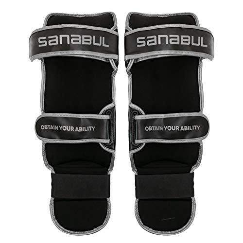 Sanabul-Esencial-VELCROSTRAP-Muay-Thai-MMA-espinilleras-0-2