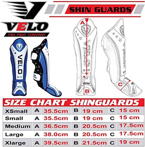 VELO-Espinilleras-para-Artes-Marciales-Mixtas-y-Artes-Marciales-Mixtas-para-Muay-Thai-Kick-Boxing-MMA-Color-Azul-0-0
