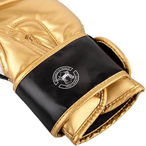VENUM-Contender-20-Guantes-de-Boxeo-Unisex-Adulto-NegroBlancoOro-16-oz-0-3