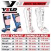 Vello-Espinilleras-de-piel-para-empeine-Mma-Pierna-de-gel-Muay-Thai-Kick-Boxing-color-azul-y-blanco-0-0
