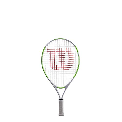 Wilson-WRT20300U-US-Open-19-Raqueta-de-Tenis-para-ninos-BlancoVerde-A-Partir-de-3-anos-hasta-100-cm-de-Altura-0