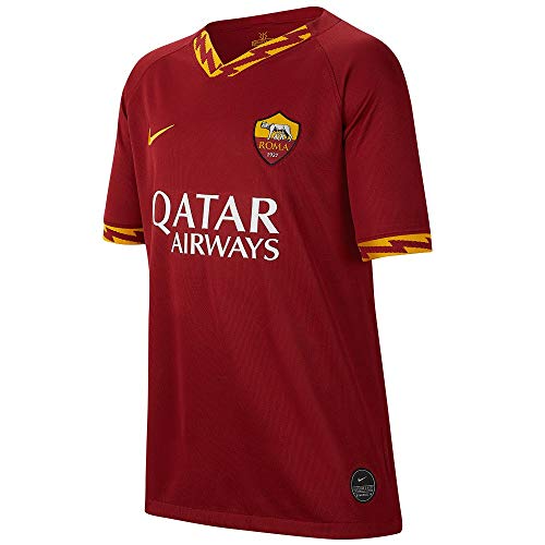 NIKE-Roma-Y-Nk-BRT-Stad-JSY-SS-Hm-Camiseta-1a-equipacion-AS-Roma-17-18-Unisex-ninos-0