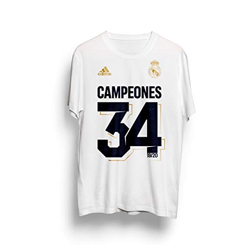 adidas Real Madrid Campeón LaLiga 20, Camiseta, White