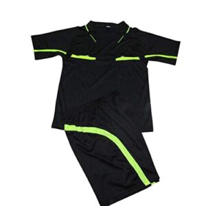 XIAOL Conjunto De Camisetas De Fútbol Transpirable para Hombre Camiseta De Manga Corta Pantalones Cortos Árbitro…