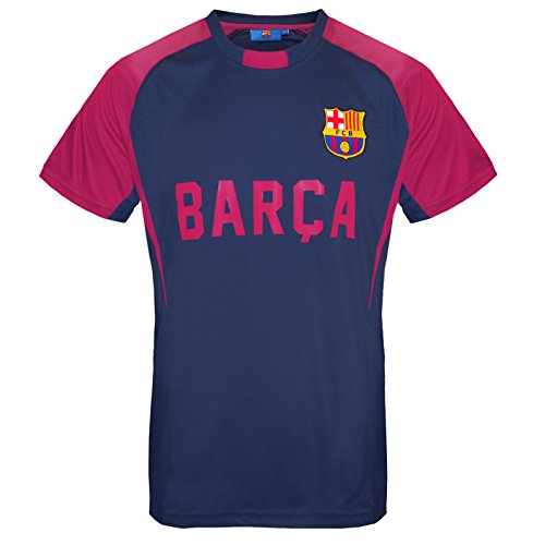 FCB FC Barcelona - Camiseta Oficial para Entrenamiento - para Hombre - Poliéster