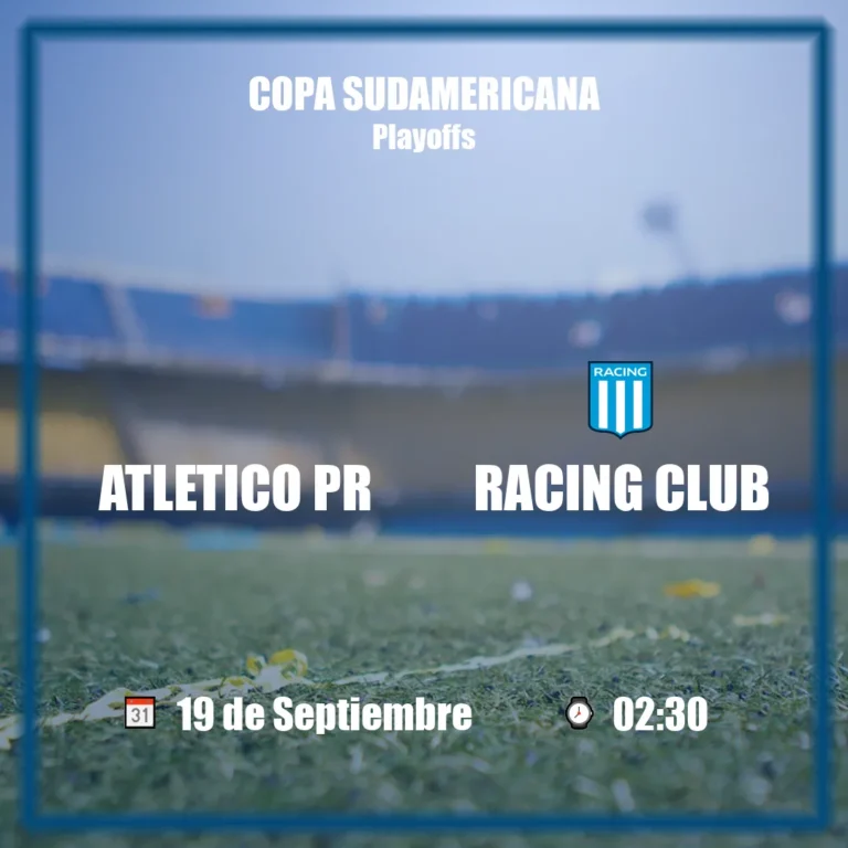 Atletico Pr vs Racing Club