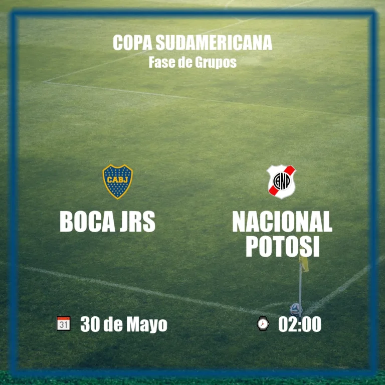 Boca Jrs vs Nacional Potosi