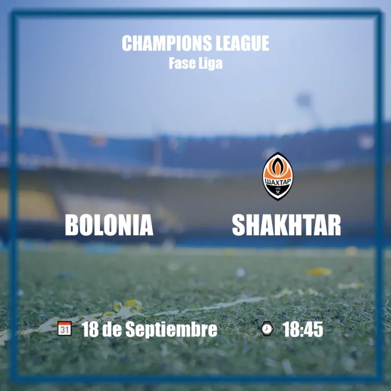 Bolonia vs Shakhtar