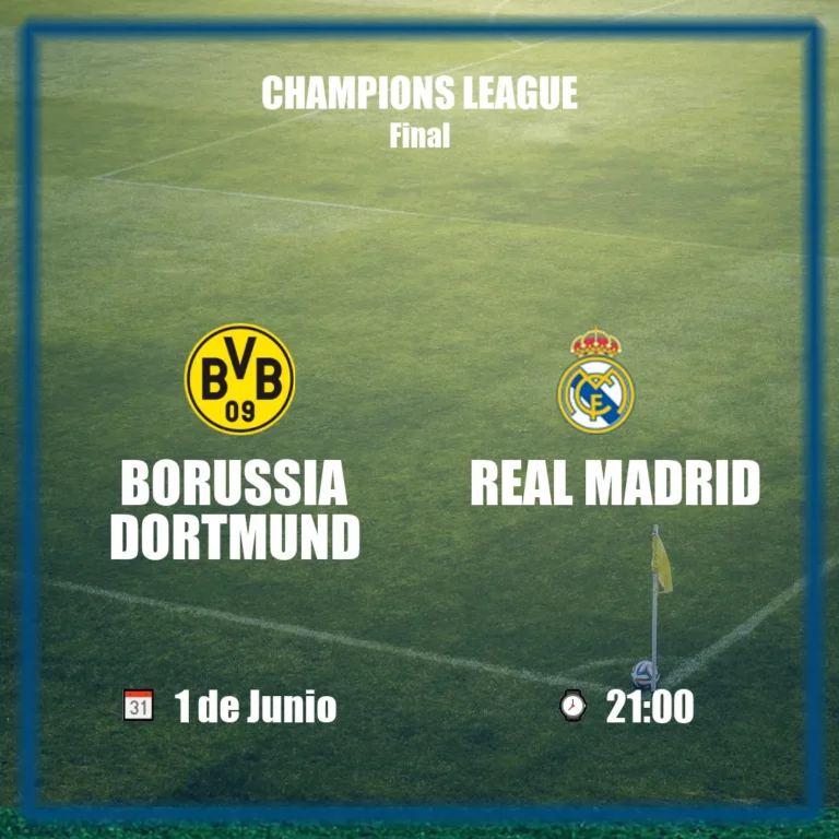 Final Champions League: Borussia Dortmund vs. Real Madrid
