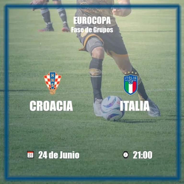 Croacia vs Italia