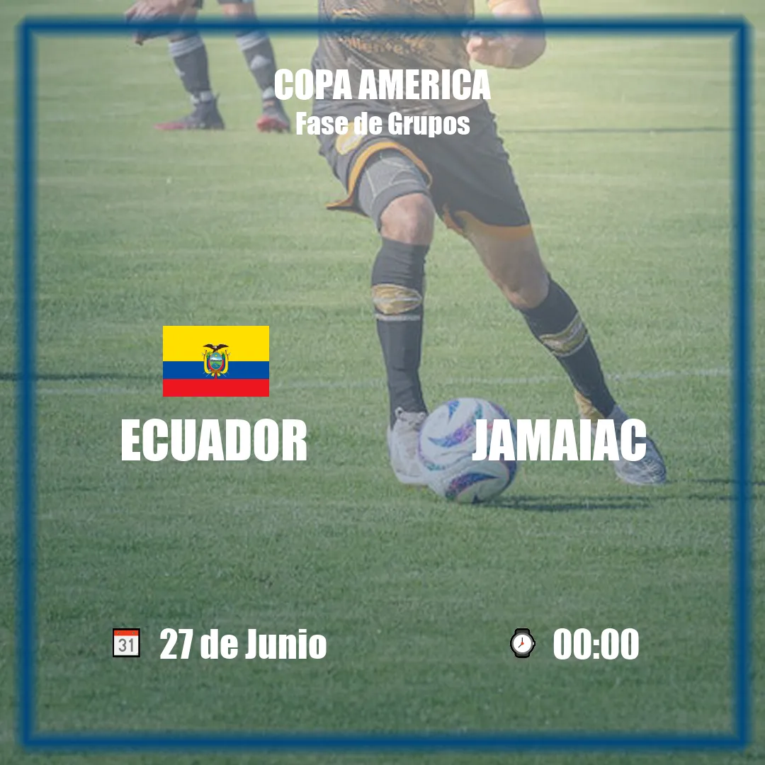 Ecuador vs Jamaiac