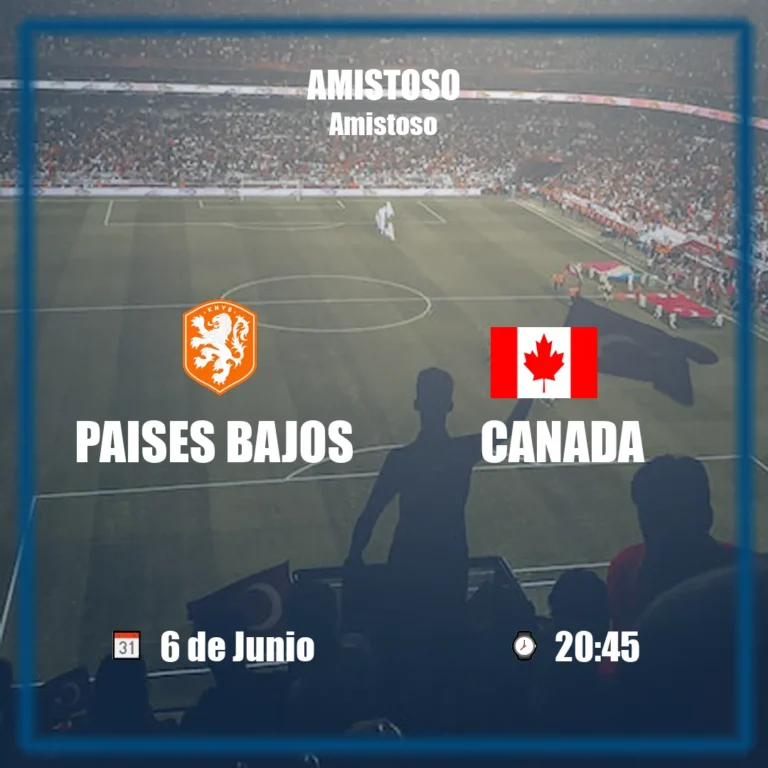 Paises Bajos vs Canada