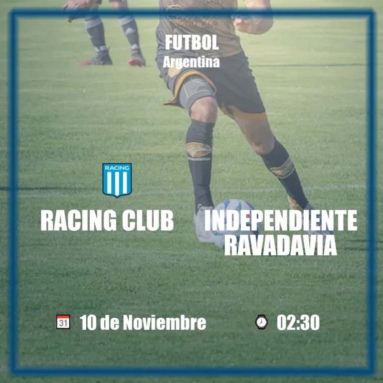 Racing Club vs Independiente Ravadavia