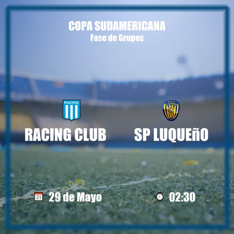 Racing Club vs Sp Luqueño