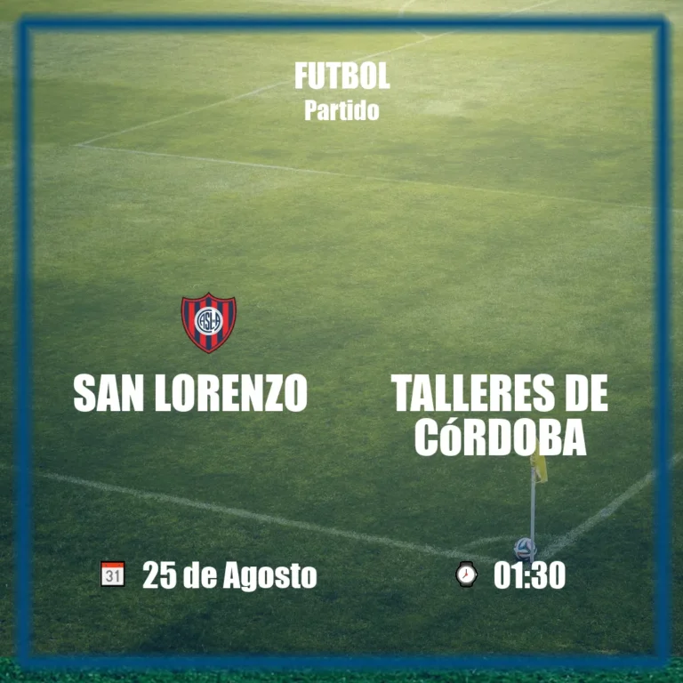 San Lorenzo vs Talleres de Córdoba