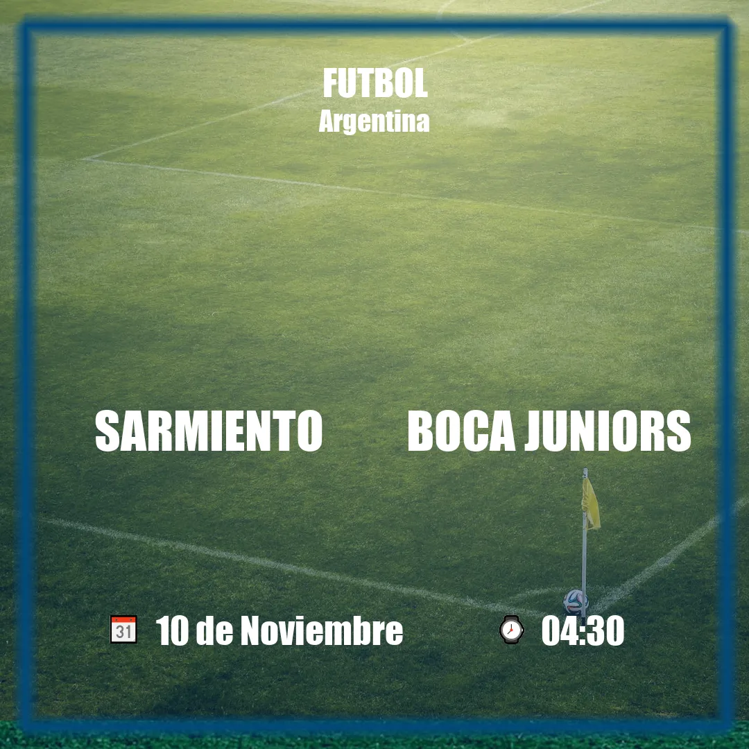 Sarmiento vs Boca Juniors