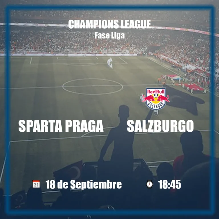 Sparta Praga vs Salzburgo