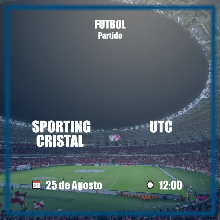 Sporting Cristal  vs Utc