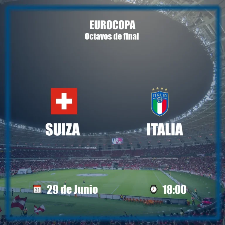 Suiza vs Italia